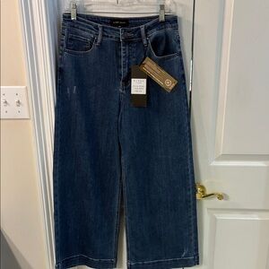 NWT Risen Harper Women’s Wide Leg High Rise Ankle Jeans SZ 9/29 29/25